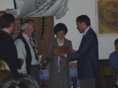 Überreichung des JAIG-Preises 1999 an Mieko (DD5KJ) und Bertin (DJ9WH)