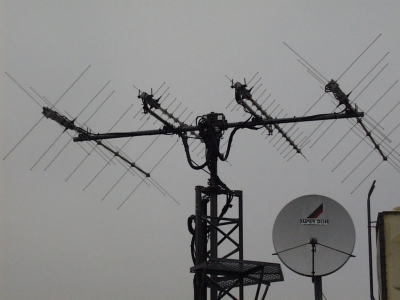 Antennen der Sat-Kontrollstation